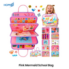 Pink Mermaid School Bag