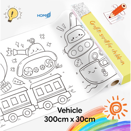 Drawing Color Paper Roll Creative Imagination with the Ultimate Extra Long Drawing and Coloring Roll ✨