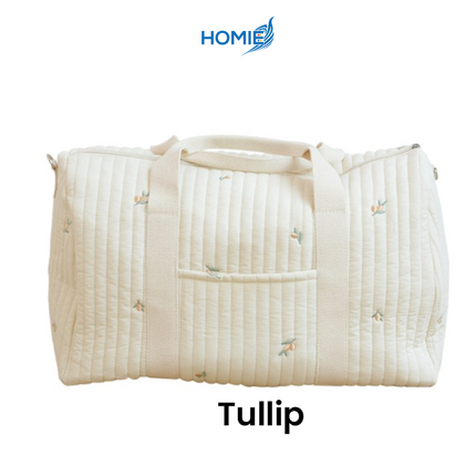 Korean Embroidery Carton Mommy Bag