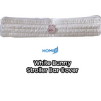 White Bunny Stroller Bar