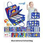 Blue Astronut School Bag