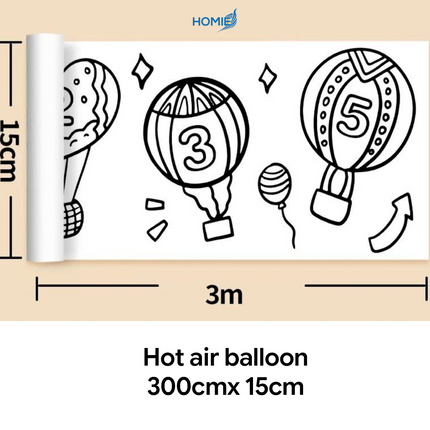 Drawing Color Paper Roll Creative Imagination with the Ultimate Extra Long Drawing and Coloring Roll ✨