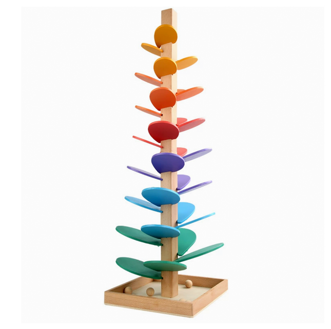 Rainbow Music Tree Toy marble run ball track educational toy