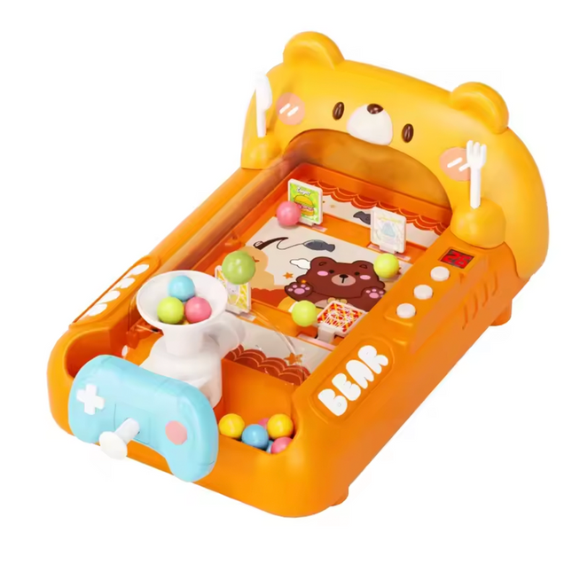 BEAR pinball shooting game electronic arcade machine for kids