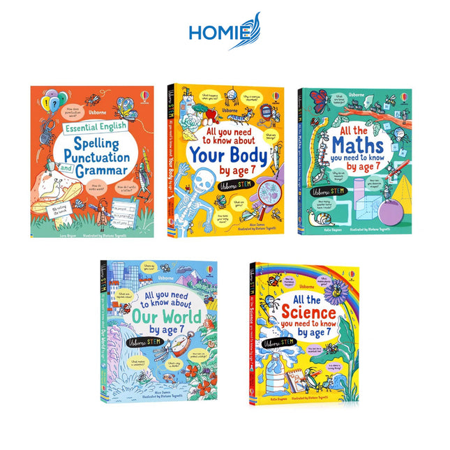 STEM EDUCATIONAL BOOKS SET science technology engineering math learning series (Early Development Kids)