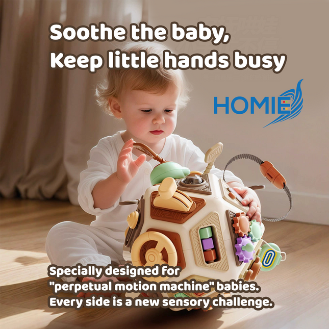 BUSY BALL sensory activity ball fine motor skills development toy (22 Sided Interaction)