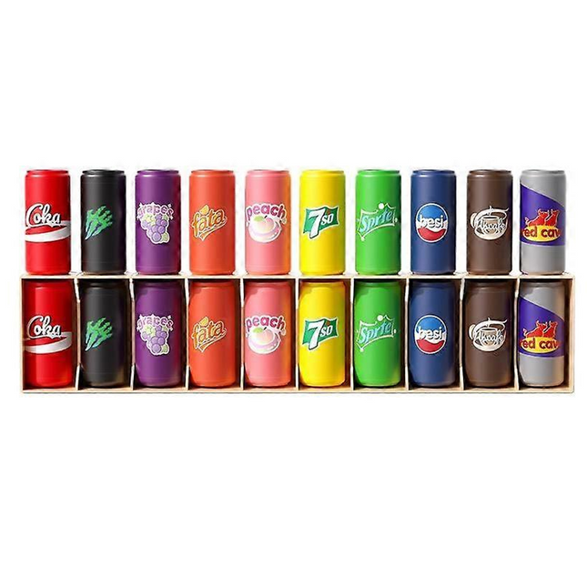 MINI SODA CAN MEMORY DRINK MATCHING GAME educational montessori color matching toy