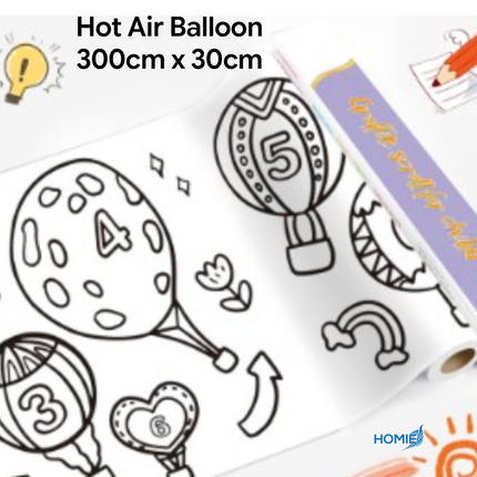 Drawing Color Paper Roll Creative Imagination with the Ultimate Extra Long Drawing and Coloring Roll ✨