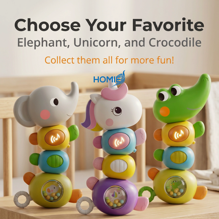 Animal Rattle Musical Toy