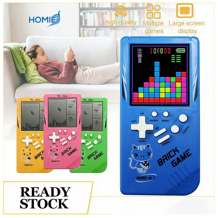 Game Console (6 Years and Above) Handheld Tetris Retro Console Toy for Kids