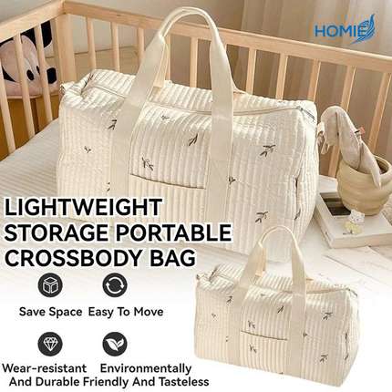 Korean Embroidery Carton Mommy Bag