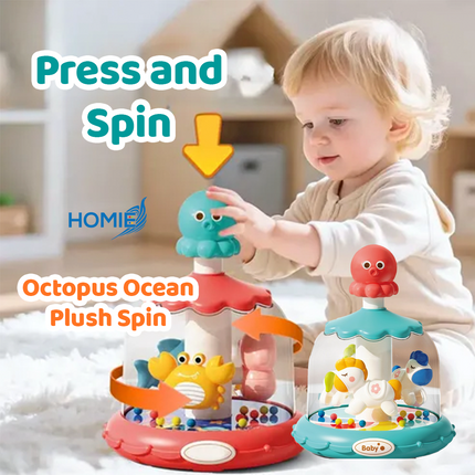 Press and Spin Fun Toy