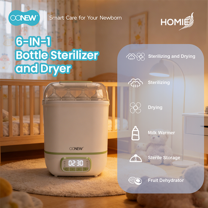 OONEW 6-IN-1 Bottle Sterilizer and Dryer