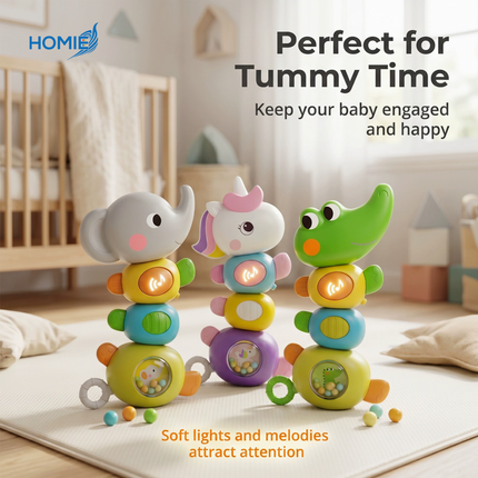 Animal Rattle Musical Toy