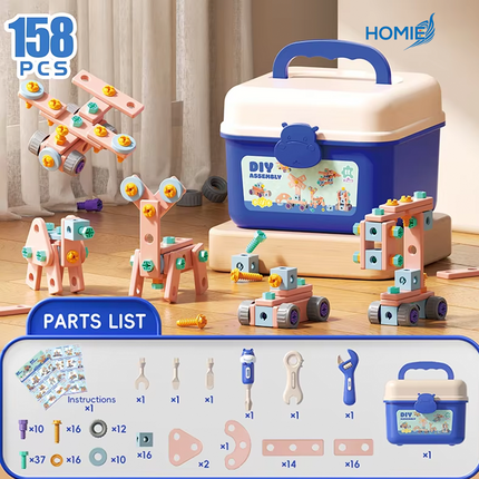 STEM Kids Assembly Toolbox Set