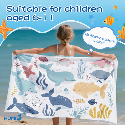 Quick-Dry Microfiber Bath Towel with Snap Buttons (80×130 cm)