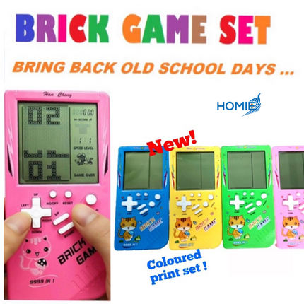 Game Console (6 Years and Above) Handheld Tetris Retro Console Toy for Kids