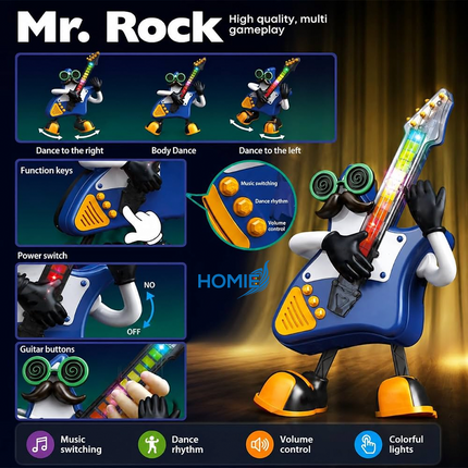 Electric Guitar Dancing Mr. Rock Musical Toy