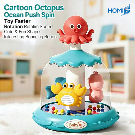 Press and Spin Fun Toy