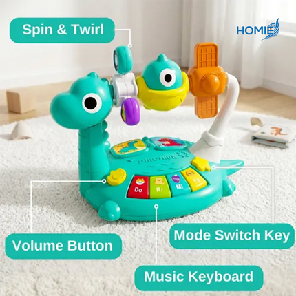 Musical Piano Dinosaur Toy for toddlers Early Learning