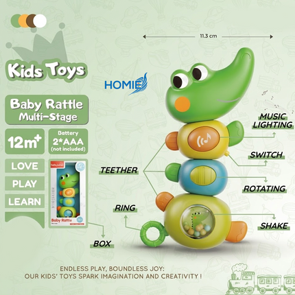 Animal Rattle Musical Toy