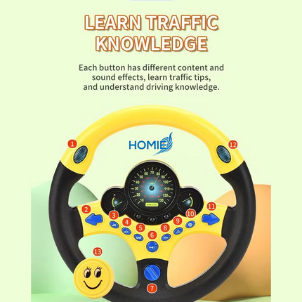 Steering Wheels for Adventuring Moment Simulation Driving Game