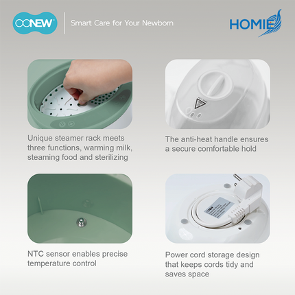 OONEW 4-in-1 Bottle Warmer and Sterilizer