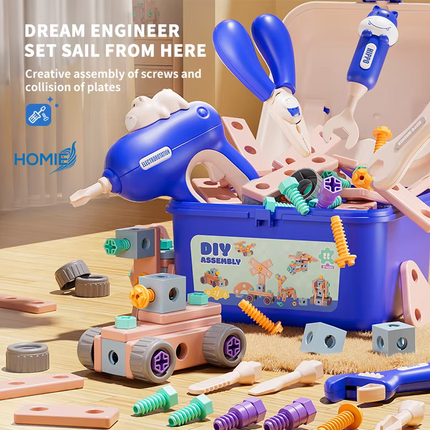 STEM Kids Assembly Toolbox Set