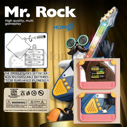Electric Guitar Dancing Mr. Rock Musical Toy