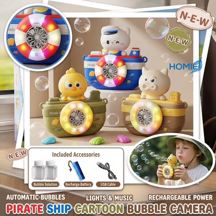 Bubble Making Cute Animal Sailor Toys