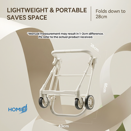 HOMIE Cabin Size Baby Stroller – Lightweight Compact Travel Pram