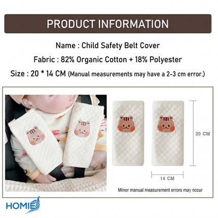 Stroller Bar and Strap Covers Set