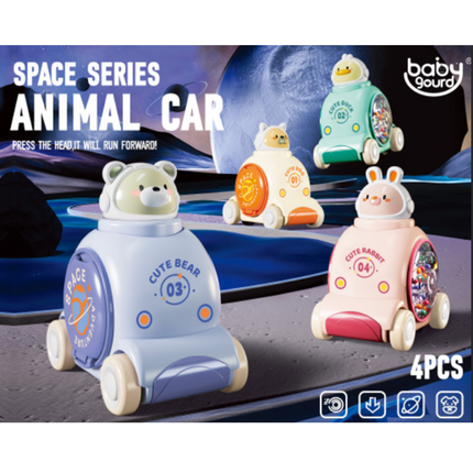 HOMIE Children Cars Press and Go Trucks (4 pcs Set)