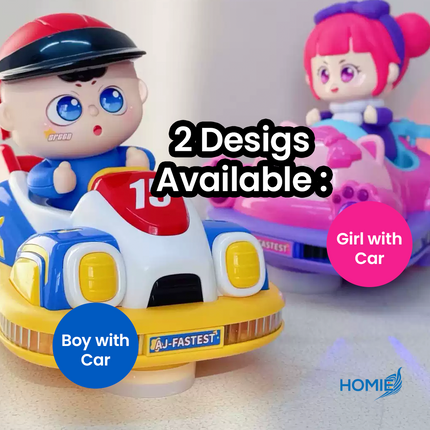 Electric Spray Bumper Car Toy