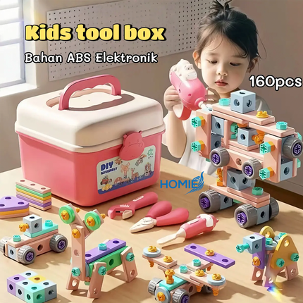 STEM Kids Assembly Toolbox Set