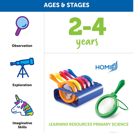 Kids Exploration Magnifier for Science Learning