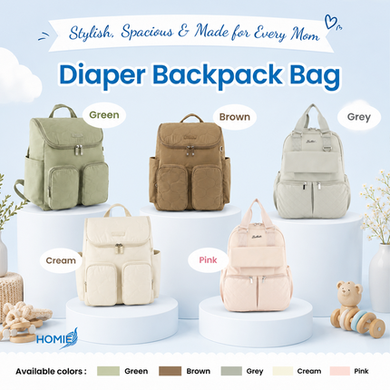 Large Capacity Waterproof Mummy Bag / Mummy Daddy Multifunctional Travel Backpack