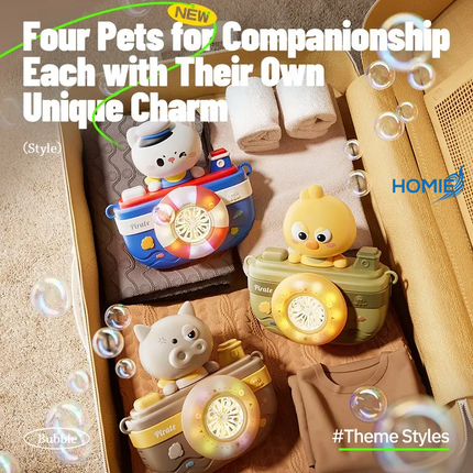 Bubble Making Cute Animal Sailor Toys