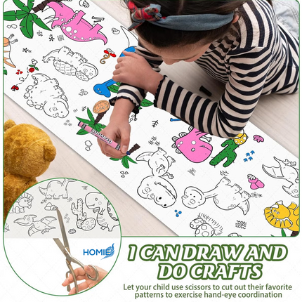 Drawing Color Paper Roll Creative Imagination with the Ultimate Extra Long Drawing and Coloring Roll ✨