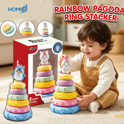 Soft and Washable Stacking Toy 7pcs (6 Months and above)