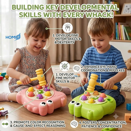 Funny Crocodile Knocking toy