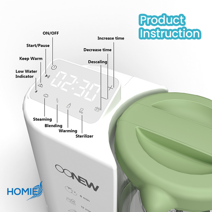 OONEW 6-IN-1 DIGITAL Baby Food Maker