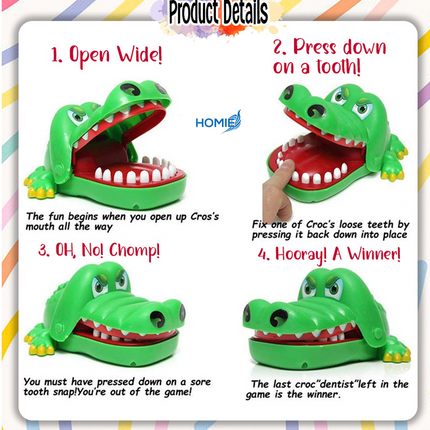 Crocodile finger biting toys