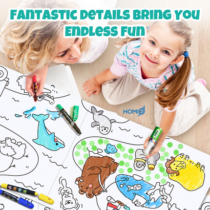 Drawing Color Paper Roll Creative Imagination with the Ultimate Extra Long Drawing and Coloring Roll ✨