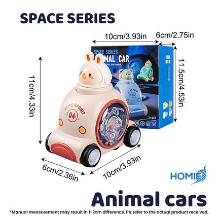 HOMIE Children Cars Press and Go Trucks (4 pcs Set)
