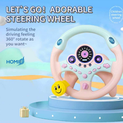 Steering Wheels for Adventuring Moment Simulation Driving Game