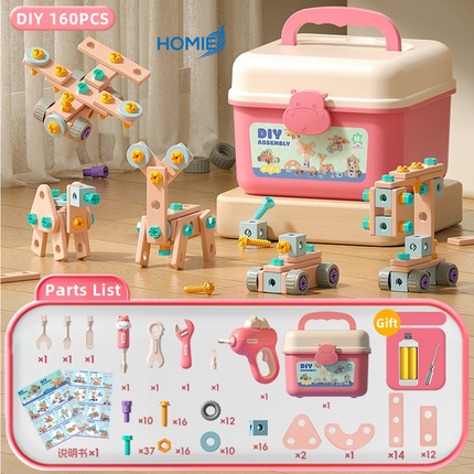 STEM Kids Assembly Toolbox Set