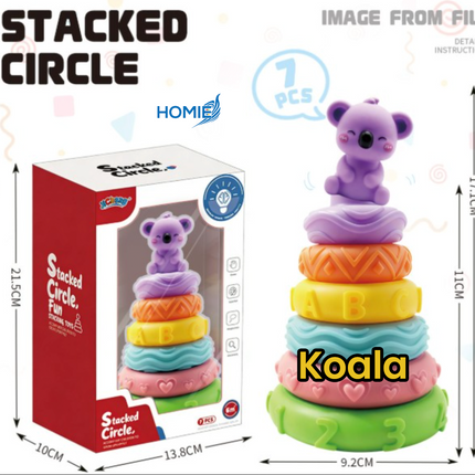 Soft and Washable Stacking Toy 7pcs (6 Months and above)
