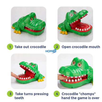 Crocodile finger biting toys