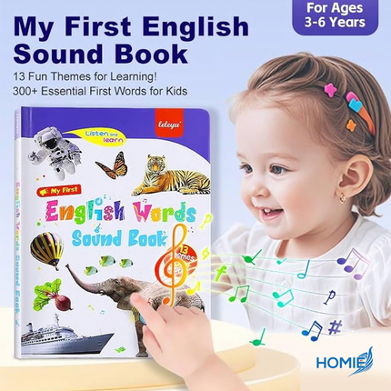 MY FIRST ENGLISH SOUND BOOK educational talking book